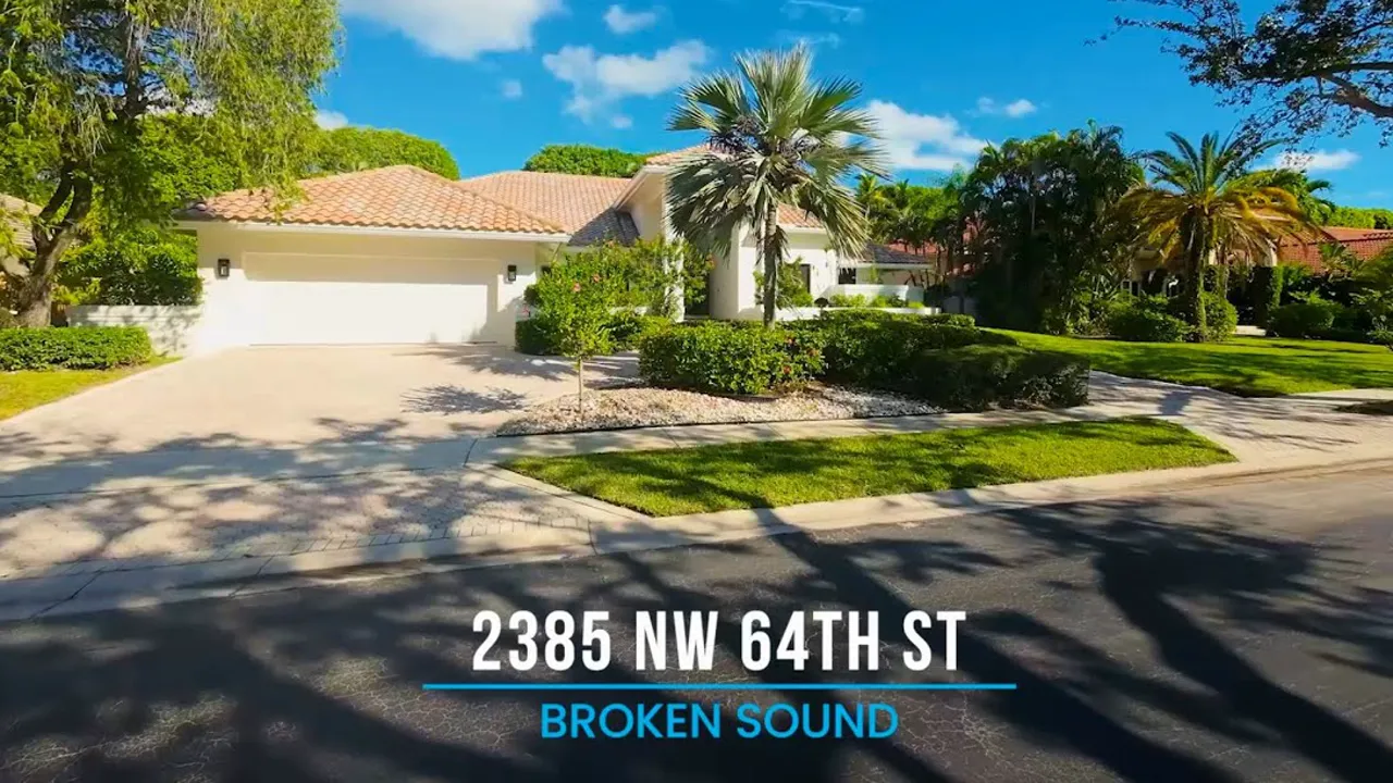 Video tour of renovated home at 2385 NW 64th St, Broken Sound