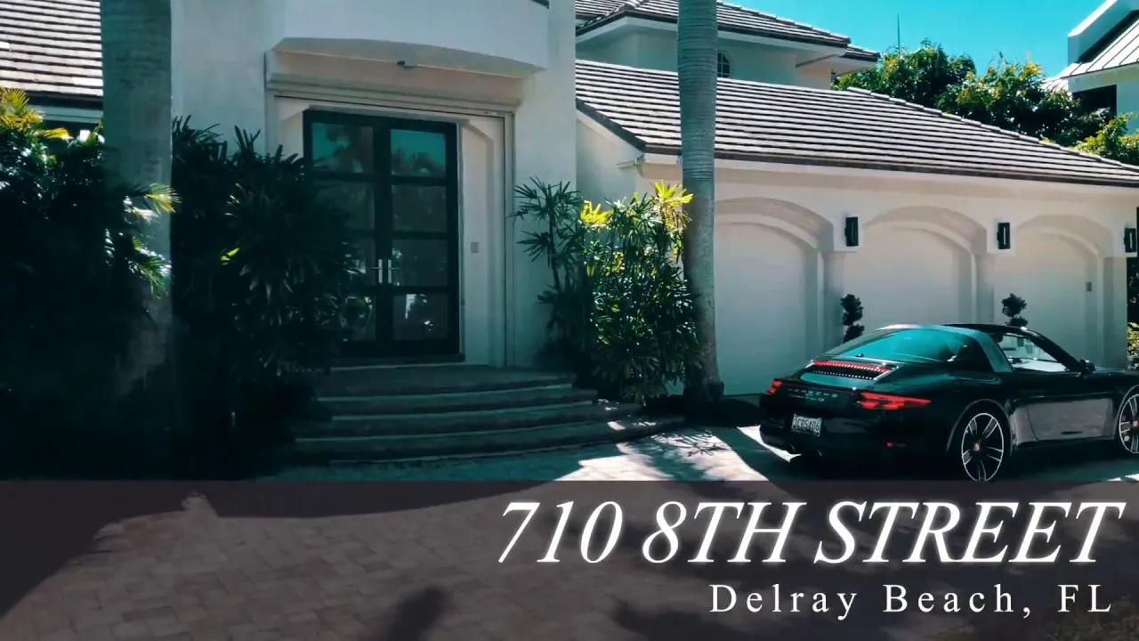 Cinematic lifestyle video of 710 SE 8th Street, Delray Beach, with models